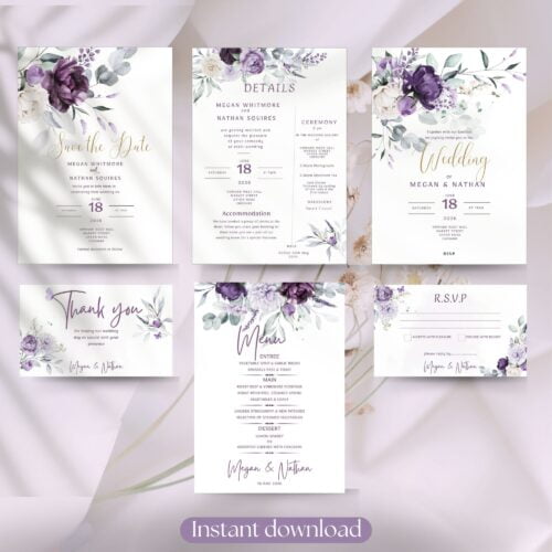 Wedding Stationery Templates Bundle