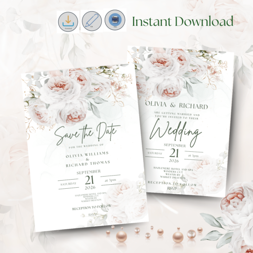 Wedding bundle templates