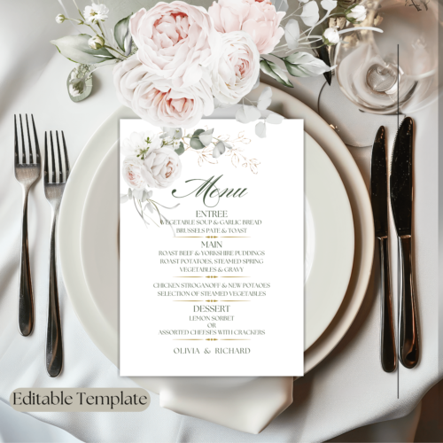 wedding stationery editable bundle