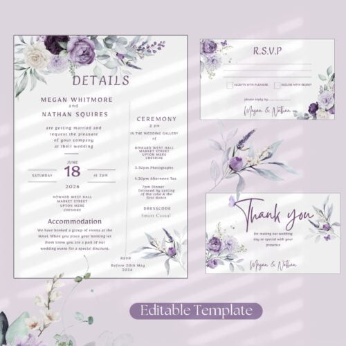 Wedding Stationery Templates Bundle