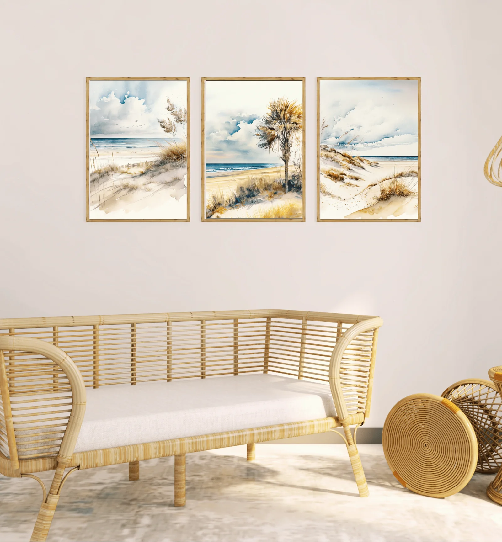 The Beach Seascape Printable Templates