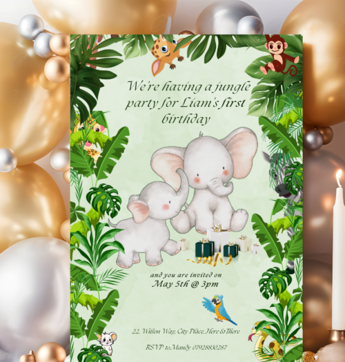 Editable Party Invitation Template