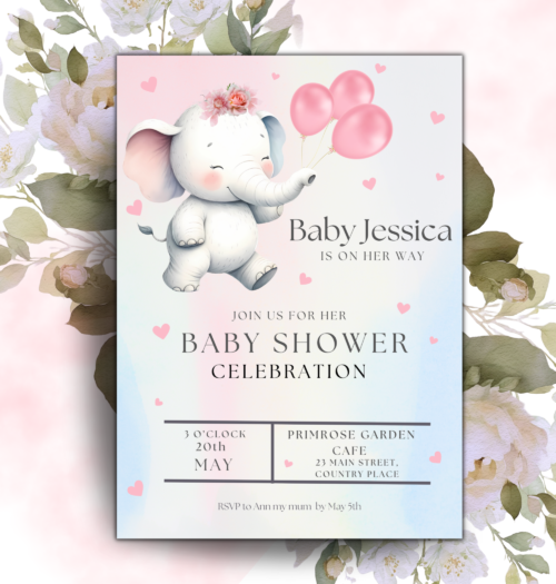 Printable Baby Shower Invitation Template