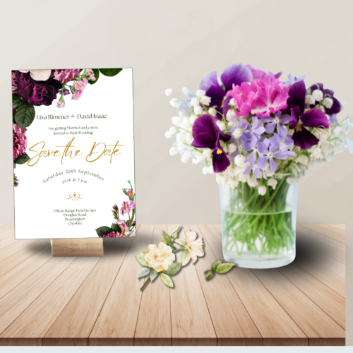 Editable mondern-plush Wedding Templates