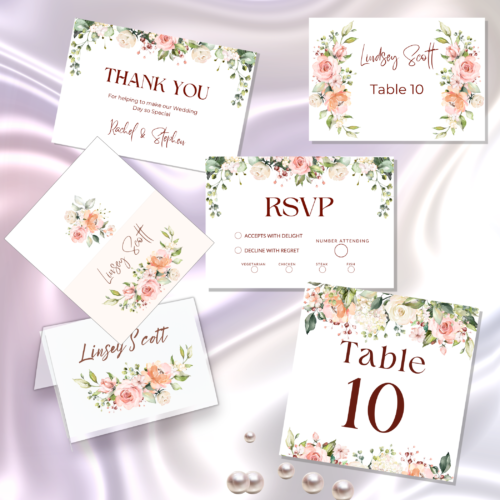 21 Editable Wedding Stationery Templates