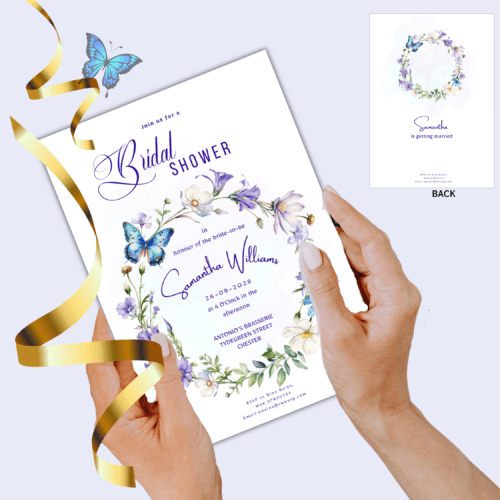 Editable Bridal Shower Invitations: