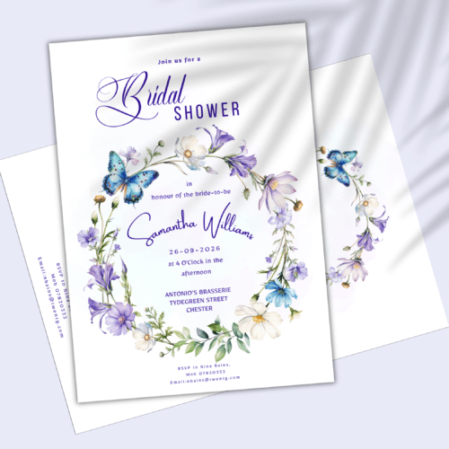 Editable Bridal Shower Invitations: