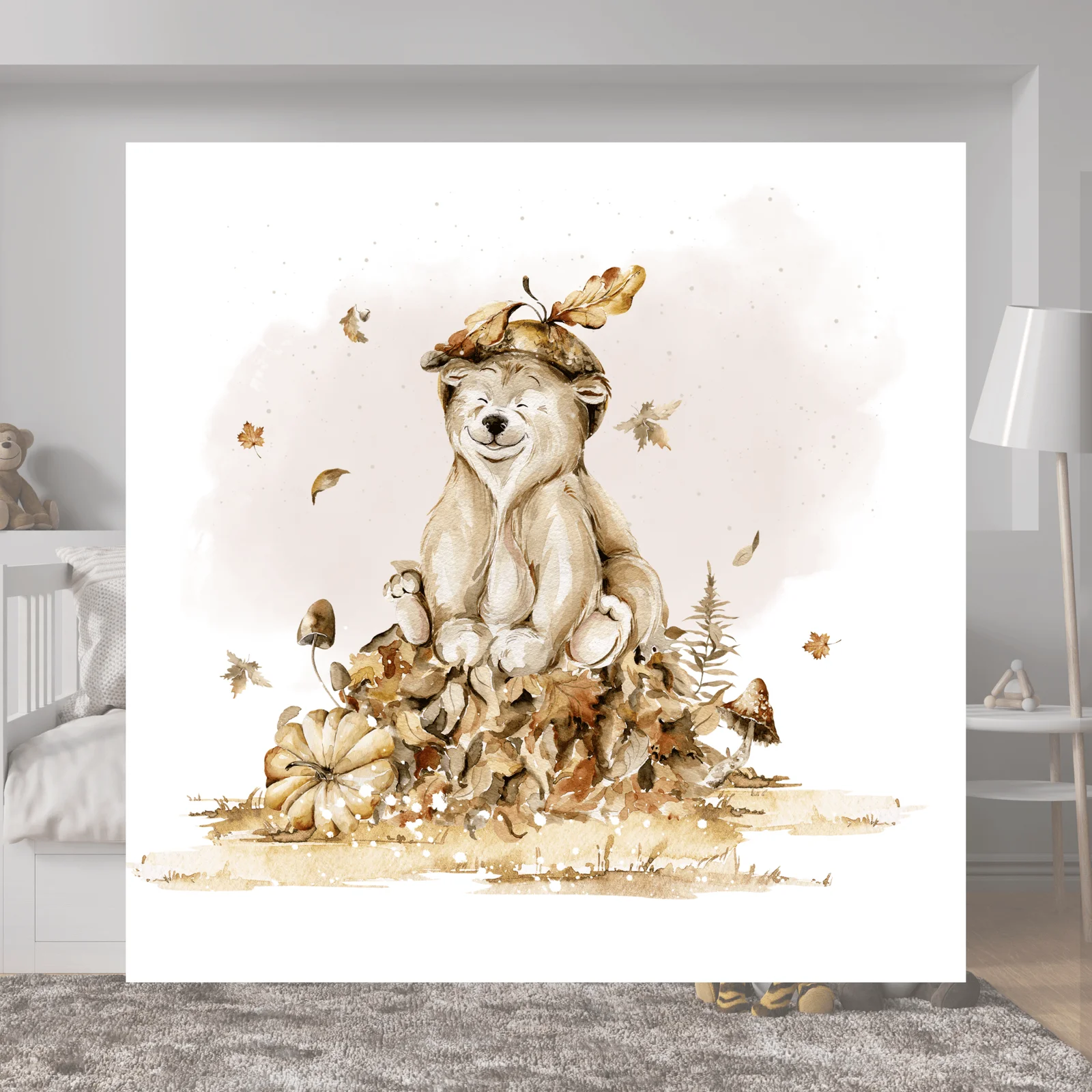 Printable Funny Bear Wall Art