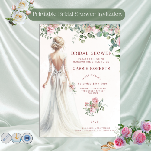 Bridal Shower Editable Template