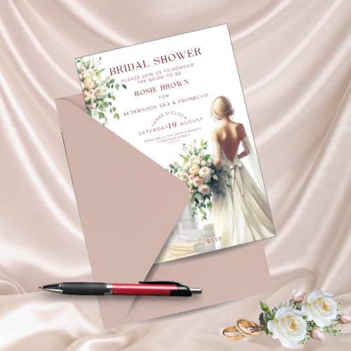 Instant Download DIY Bridal Shower Invitation template