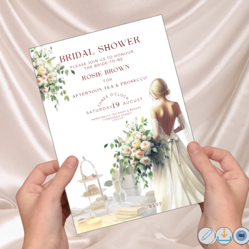 DIY Bridal Shower Invitation