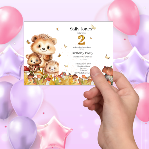 Downloadable Kid's Birthday Invitation