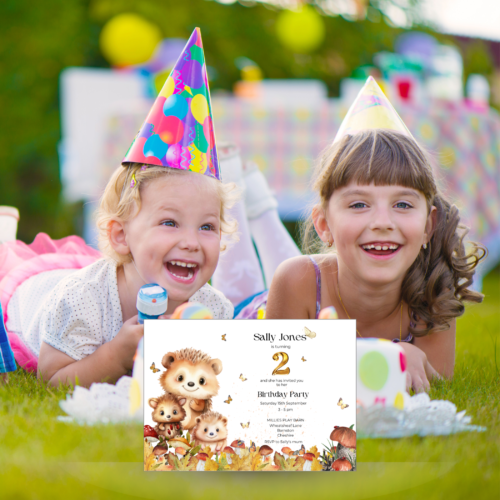 Downloadable Kid's Birthday Invitation