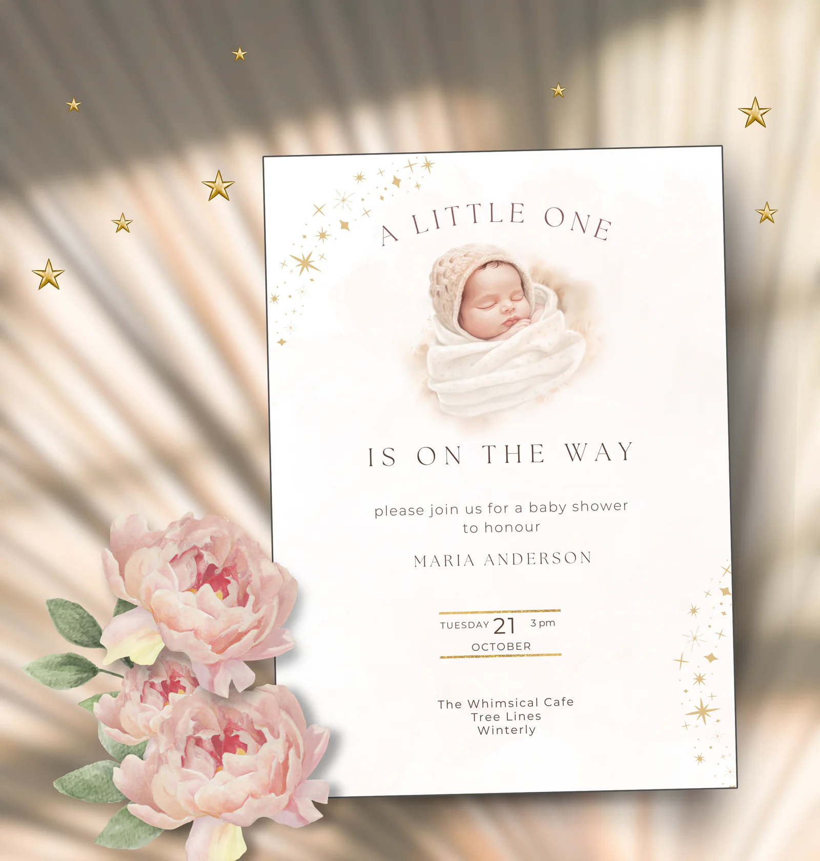 Gender Neutral Baby Shower Template