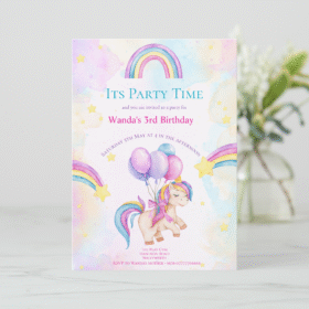 Editable Kids' Birthday Invitations