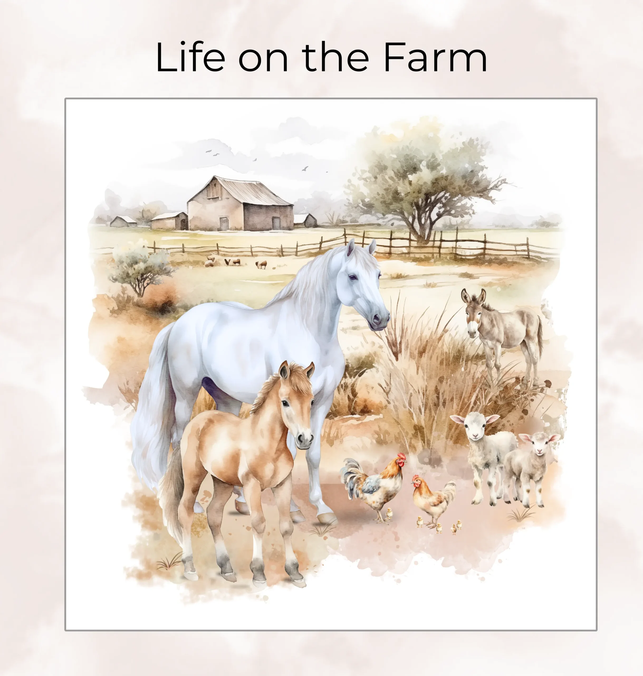 Vintage on the Farm Wall Art